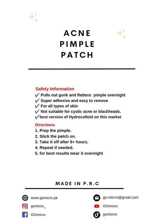 Heart Shape Pimple Patches