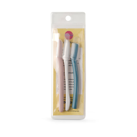 3 Pieces Facial Razor Set | All Rounder, Peach Fuzz Specialist & Eye Brow Expert