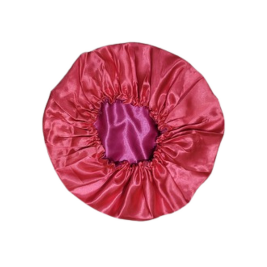 Hair Bonnet - Coral burst ( Slightly Defected )