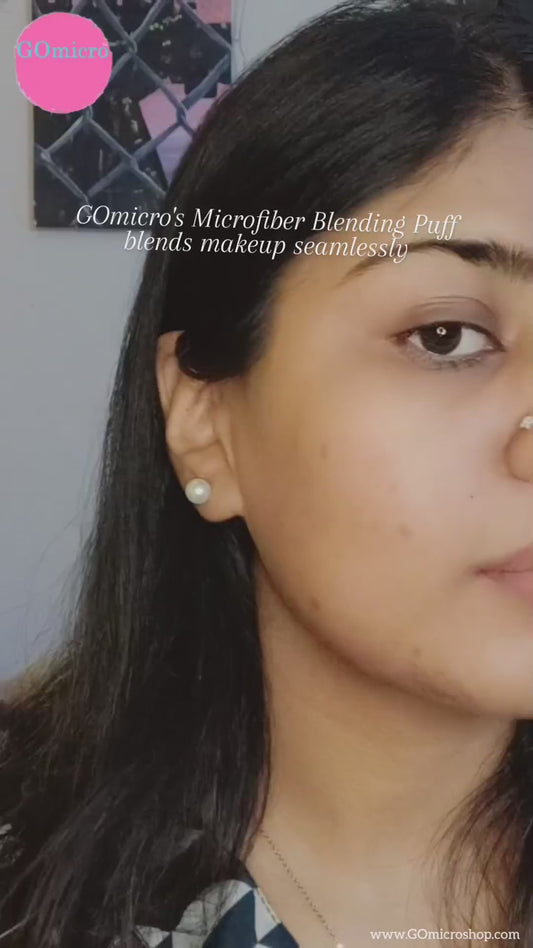 Micro Fiber Makeup Blending Puffs - Small Heart