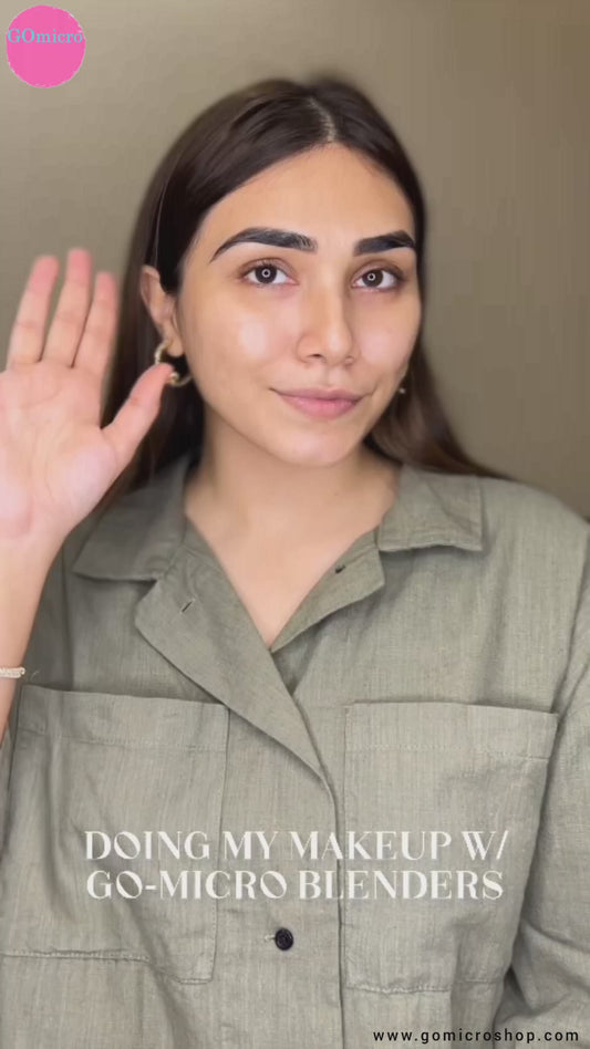 Micro Fiber Makeup Blending Puffs- 1 pair