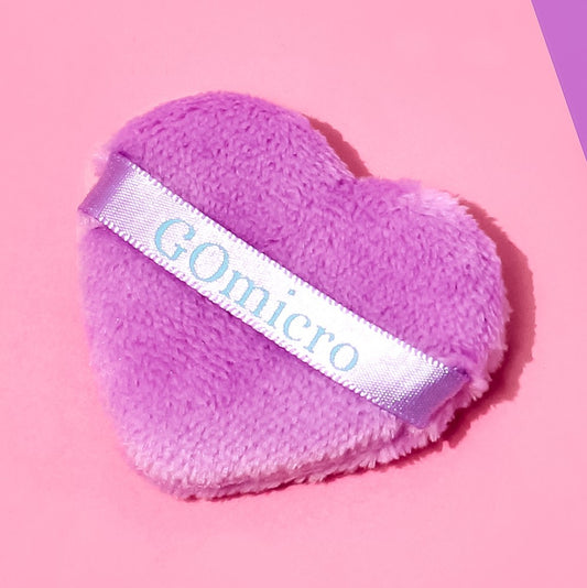 Micro Fiber Makeup Blending Puffs - Small Heart