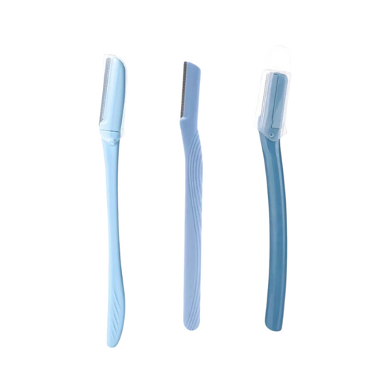 3 Pieces Facial Razor Set | All Rounder, Peach Fuzz Specialist &amp; Eye Brow Expert