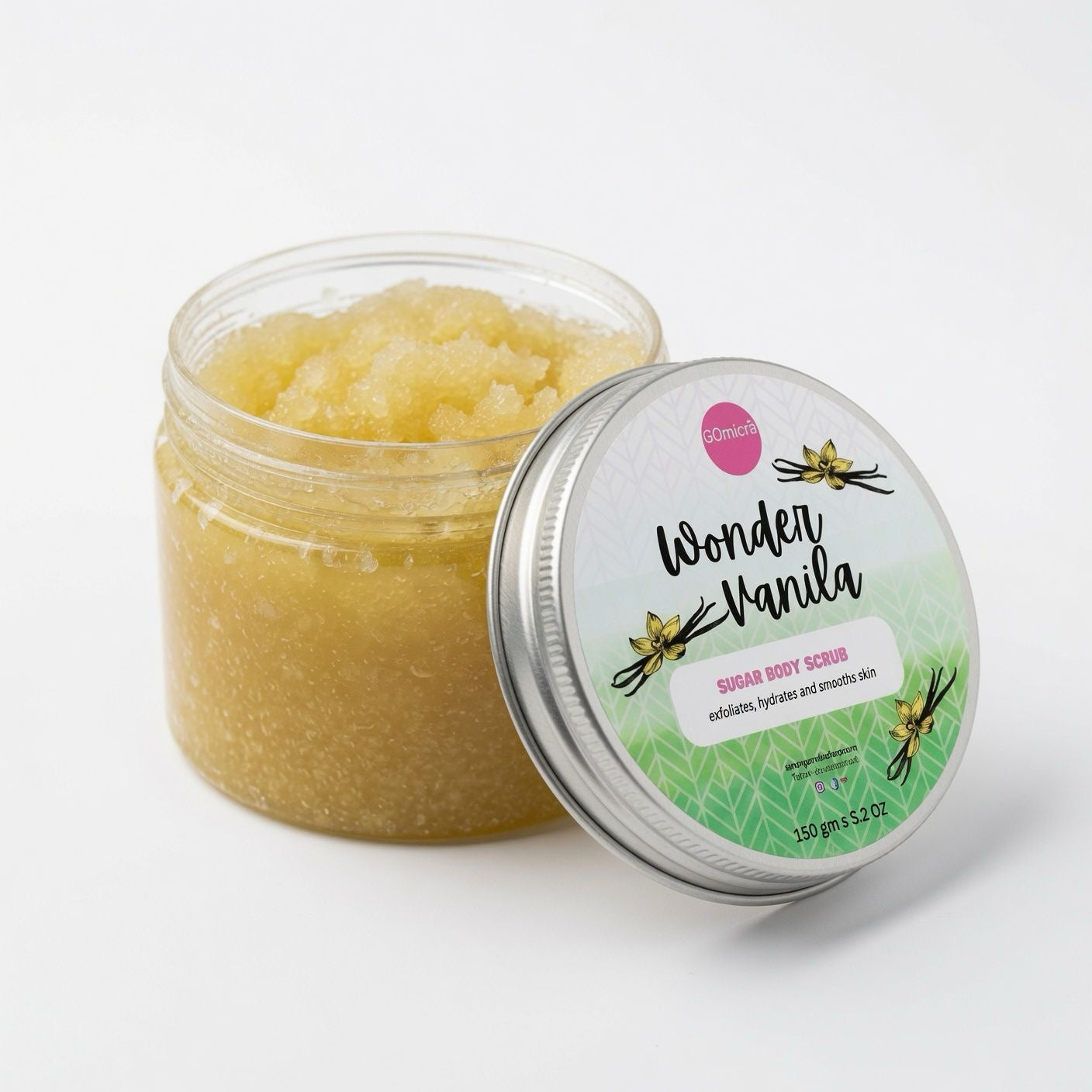 Vanilla Body Scrub - Small Size