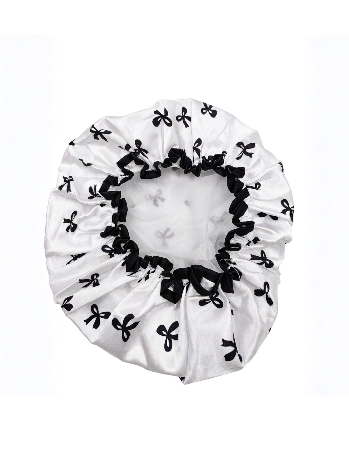 Shower Cap - Black & White