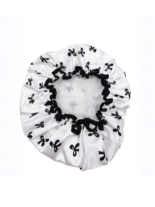 Shower Cap - Black & White