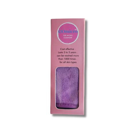 Big Microfiber Makeup Removing Towel – Pinkish Purple