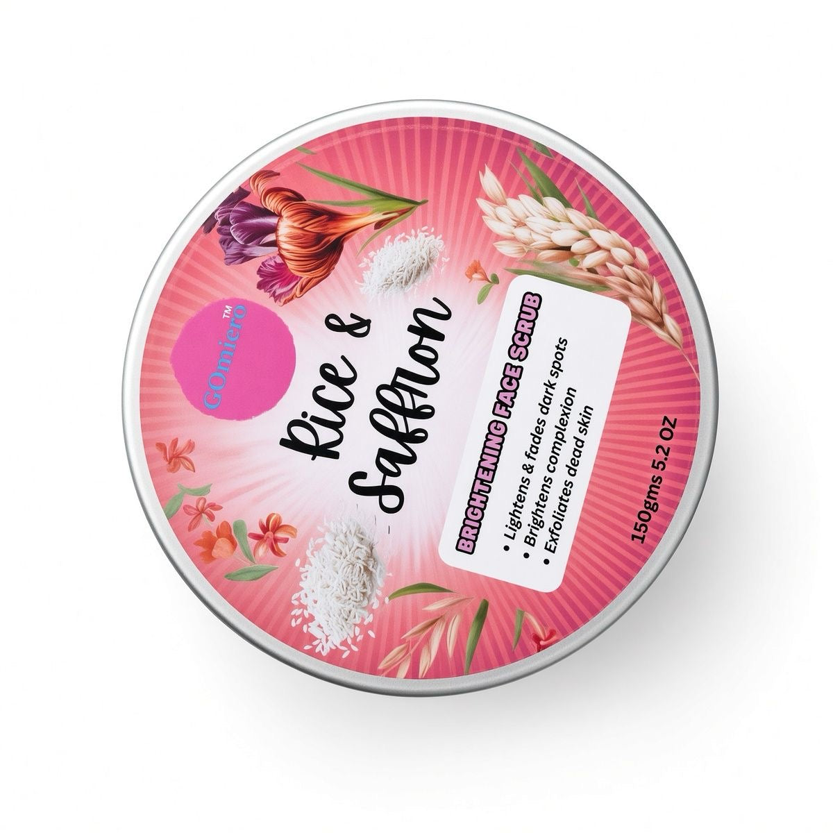 Rice & Saffron Face Scrub