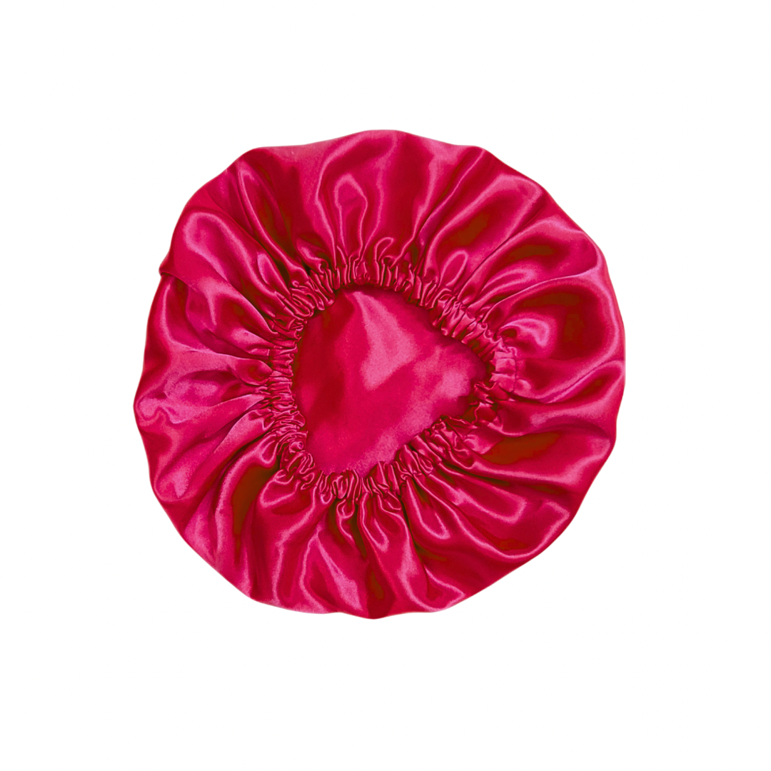 Hair Bonnet - Rose Red