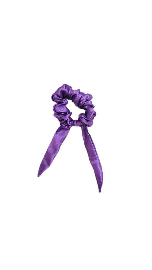 Single - Purple Scrunchie with tail