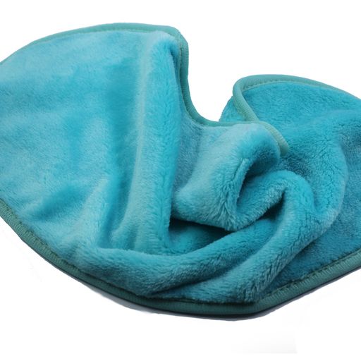 Big Microfiber Makeup Removing Towel – Aqua blue