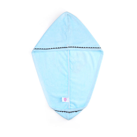 Microfibre Hair Turban - Ice Blue