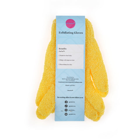 Exfoliating Gloves – Yellow