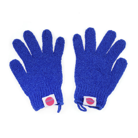 Exfoliating Gloves - Royal Blue