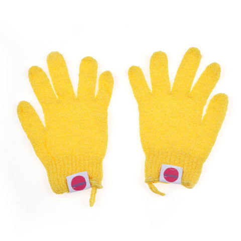 Exfoliating Gloves – Yellow