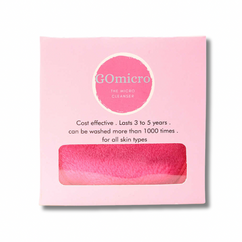 Small Makeup Removing Microfiber Towel - Pink