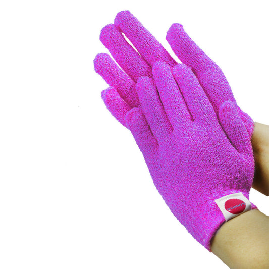 Exfoliating Gloves - Magenta