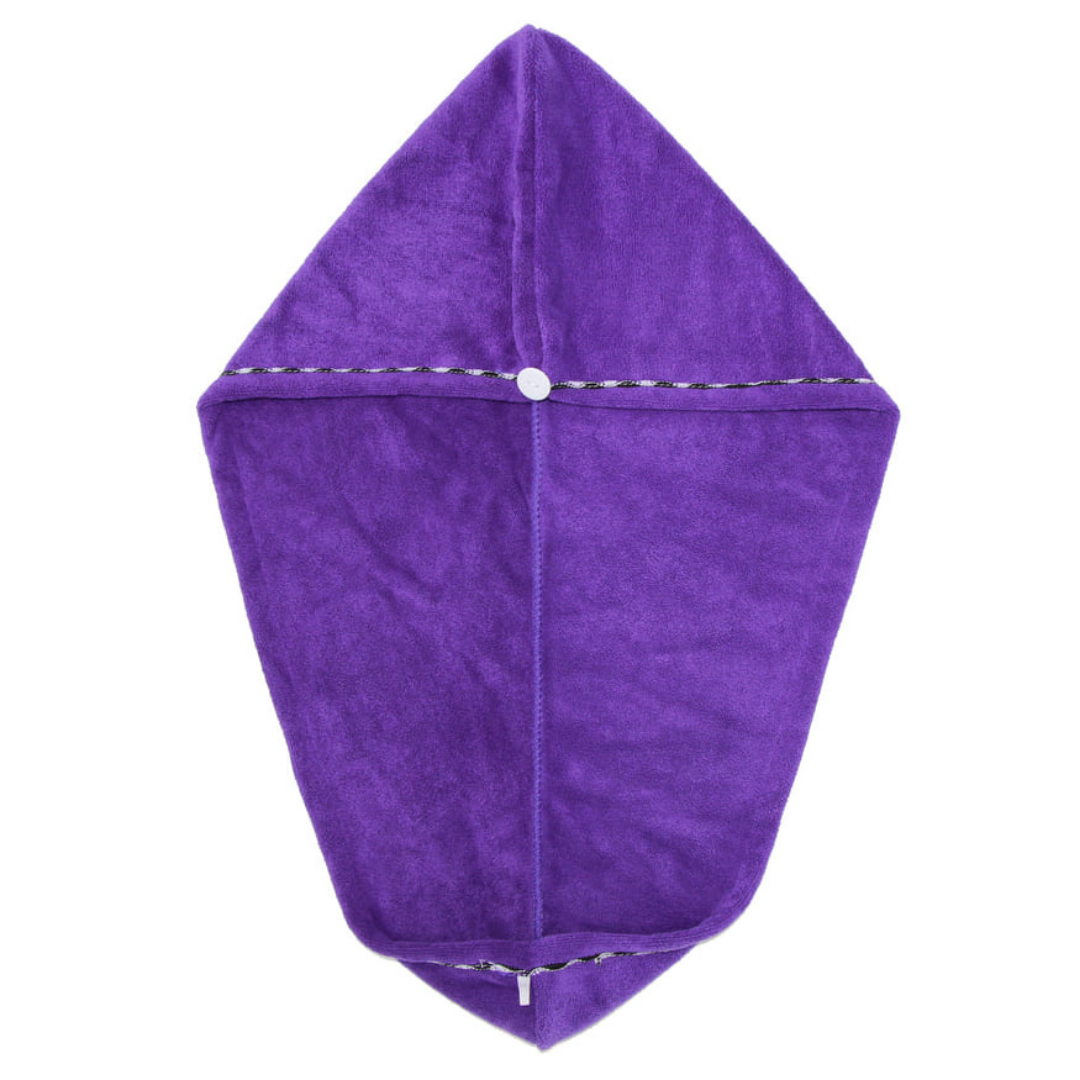 Microfiber Hair Turban - Grapes