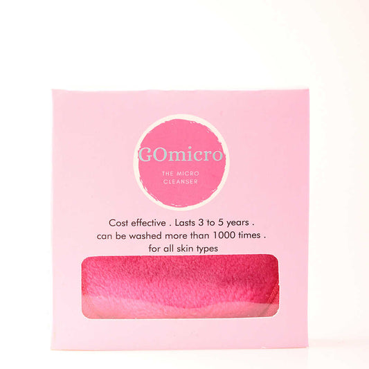 Small Makeup Removing Microfiber Towel - Pink