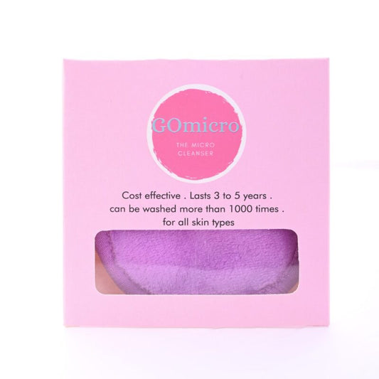 Small Makeup Removing Microfiber Towel – Pinkish Purple
